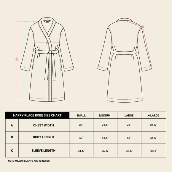 HAPPY PLACE BRAND WAFFLE ROBE - Picture 3 of 7